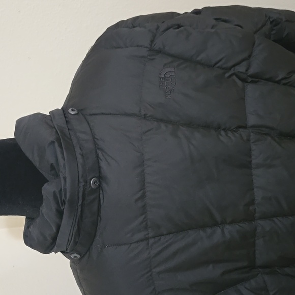 Womens The North Face Black Goose Down Puffer Coat Sz Large - Picture 5 of 8